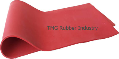 แผ่นยางยิงทราย 2 มม. หน้ากว้าง 1 เมตร