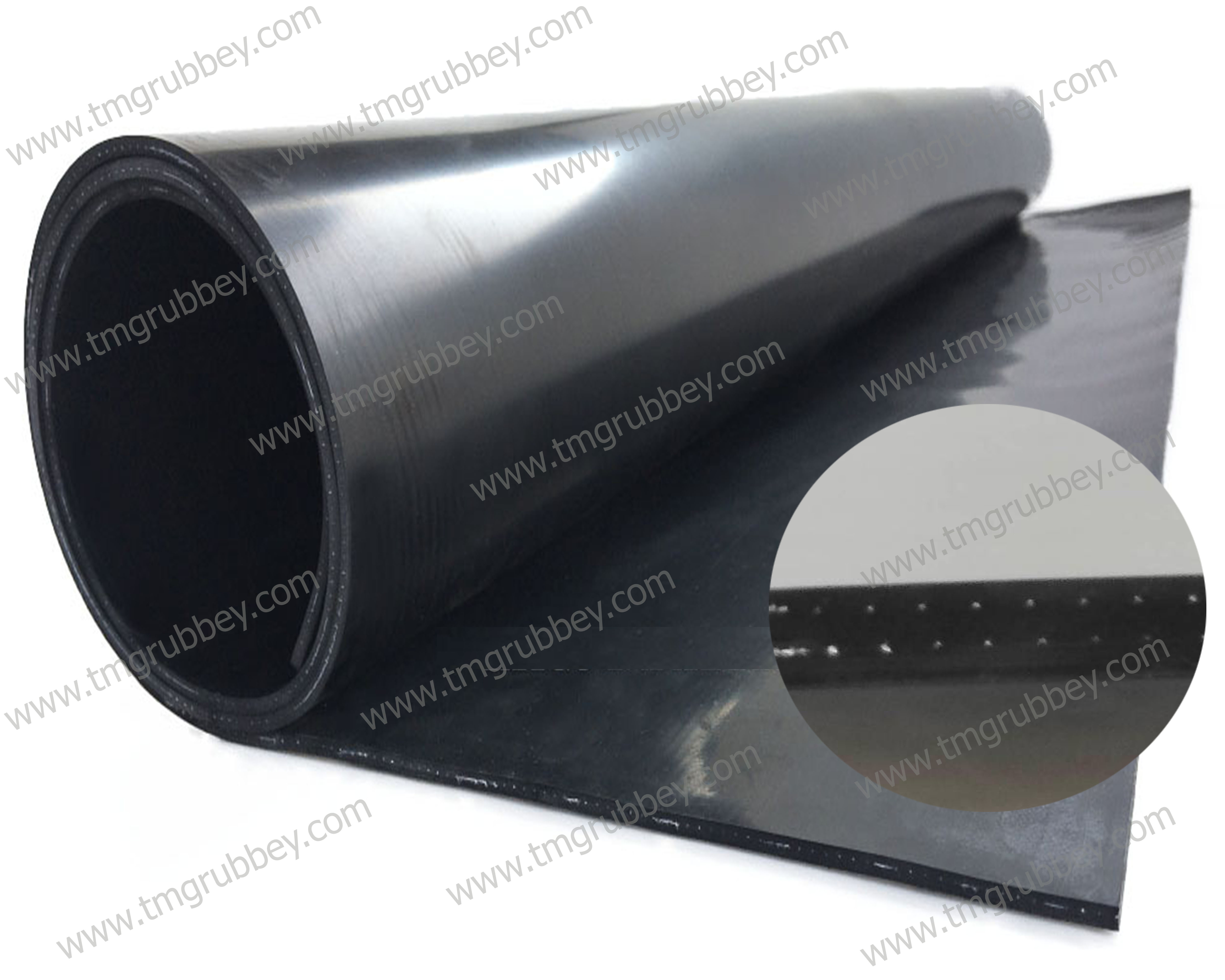 แผ่นยาง NBR เสริมผ้าใบ 2 ชั้น 10 มม. หน้ากว้าง 1 เมตร